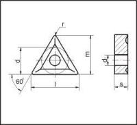 Сменная многогранная пластина КЗТС  TNMM-220408 H2