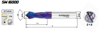 Фреза концевая цилиндрическая SCHWARZ SW16000 Z=2 W60