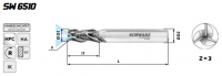 Фреза концевая цилиндрическая SCHWARZ SW6510 Z=3